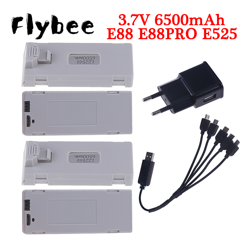 Drone Lipo Battery - Original E88 Battery 3.7V 6500mAh Lipo