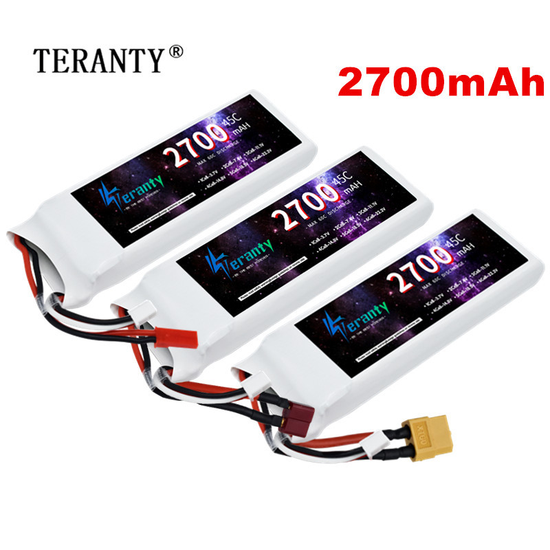 Drone Lipo Battery - 1/3PCS 2S 7.4V Lipo Battery 2700mAh