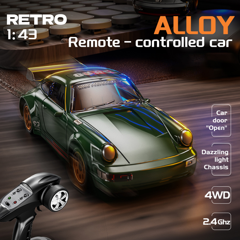 Rc Drift Car Kit - Alloy 1/43 Full Scale Rc Drift