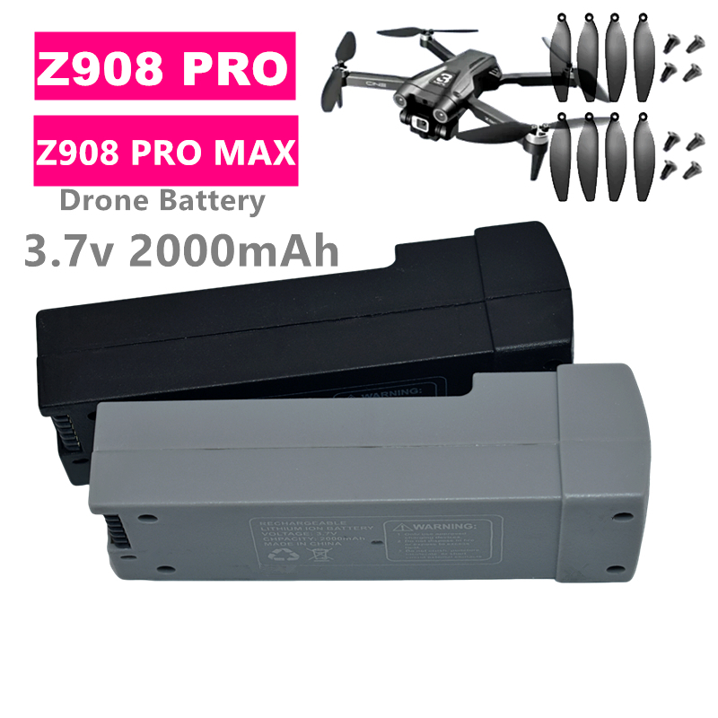 Drone Lipo Battery - Z908 PRO Drone Battery 3.7v 2000mah