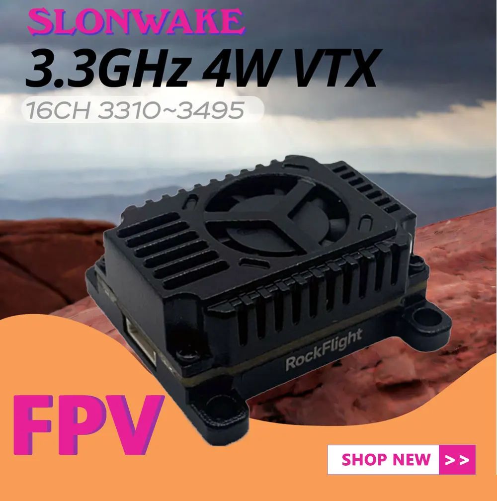 SLONWAKE FPV 3.3G 16CH 4000mW  - Drone Rc Remote Control 评论和价格