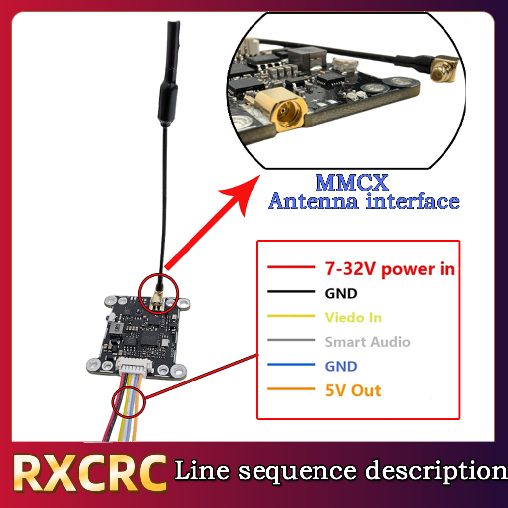 RXCRC 5.8G Module 48CH 1.6W VT - Drone Rc Remote Control 评论和价格