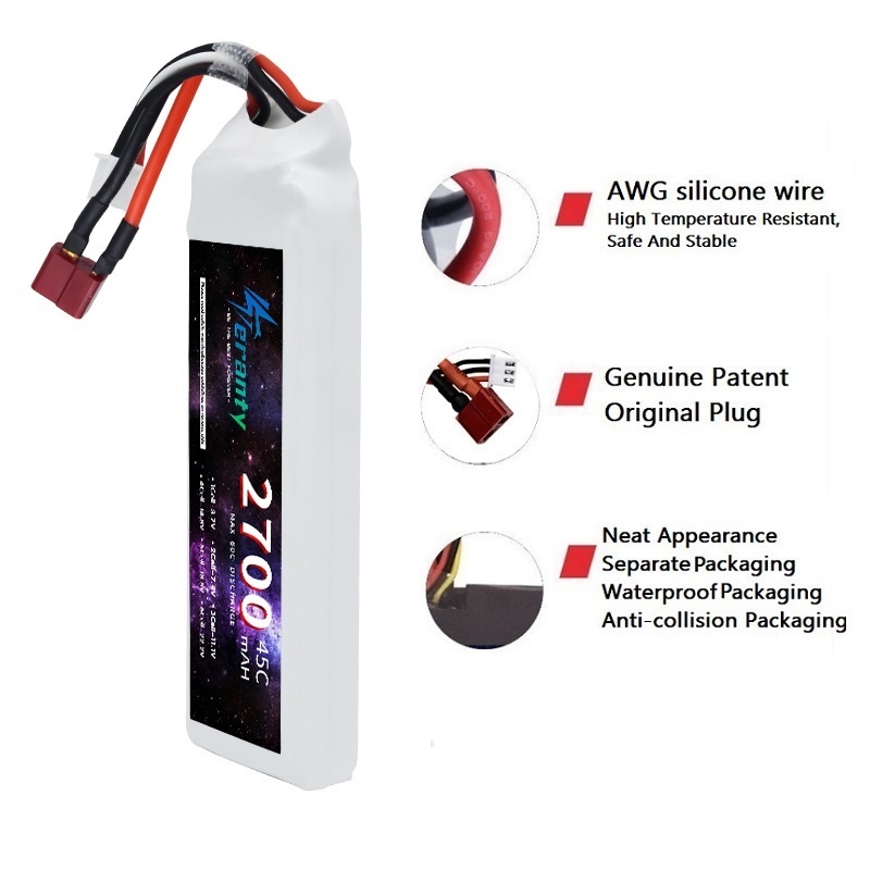 1/3PCS 2S 7.4V Lipo Battery 27 - Drone Lipo Battery 评论和价格