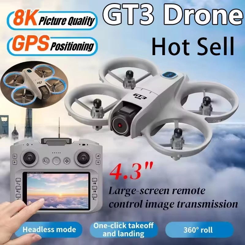Original NEW GT3 Drone 8K GPS  - Drone Gt3 Rc 评论和价格