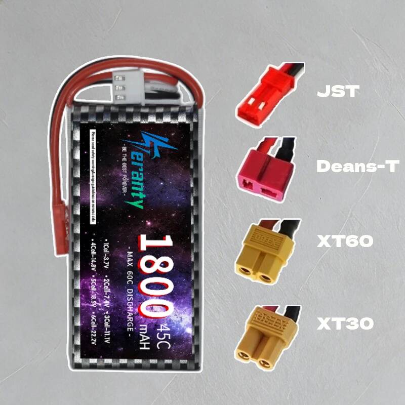 TERANTY 2S 3S 4S 1800mAh Lipo  - Drone Lipo Battery 评论和价格