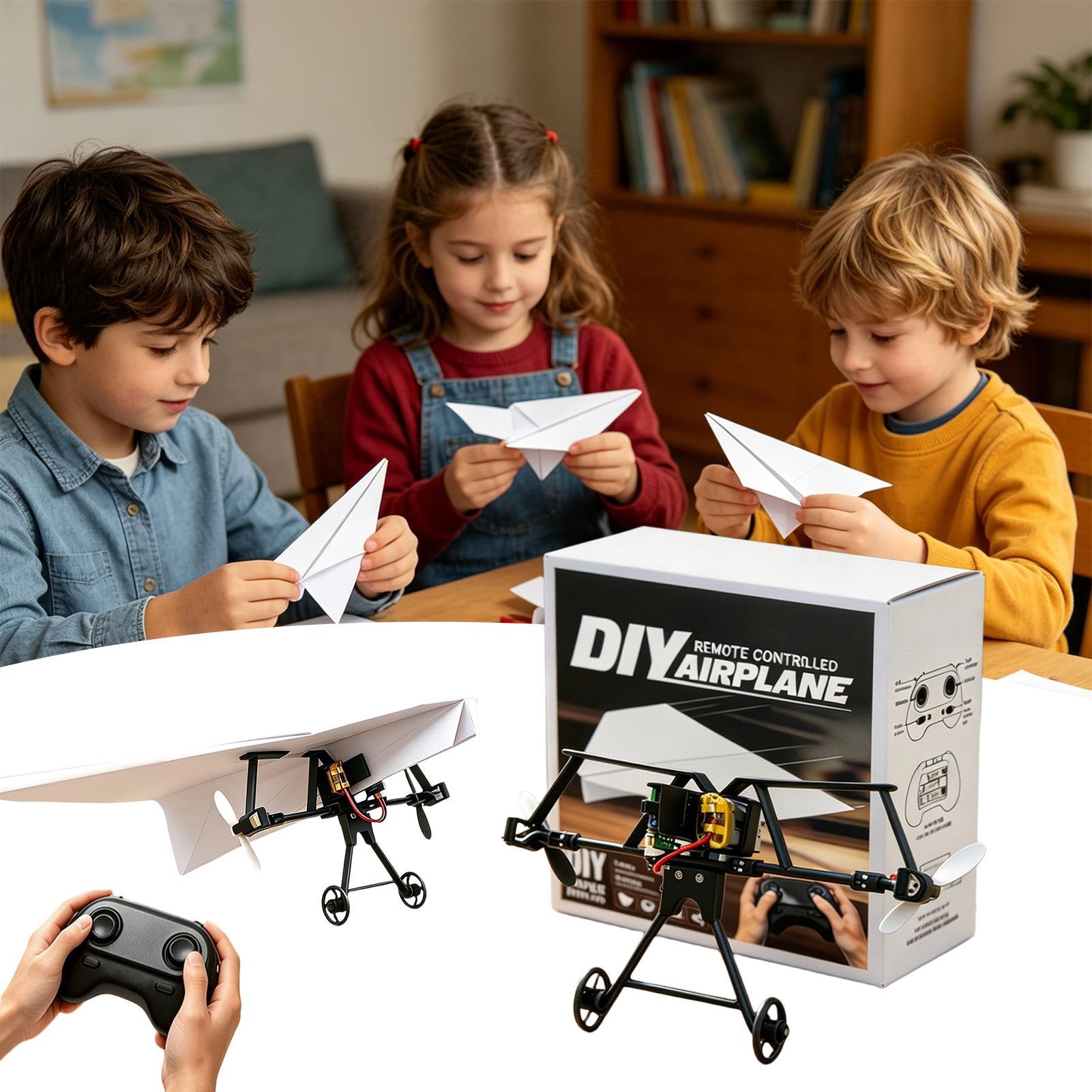 DIY RC Paper Airplane Kit Plan - Drone Rc Aircraft 评论和价格