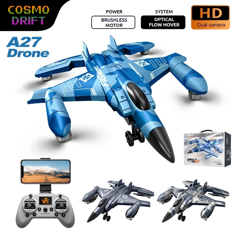 A27 Fighter Jet RC Plane Brush - Drone Rc Fighter Jet 评论和价格