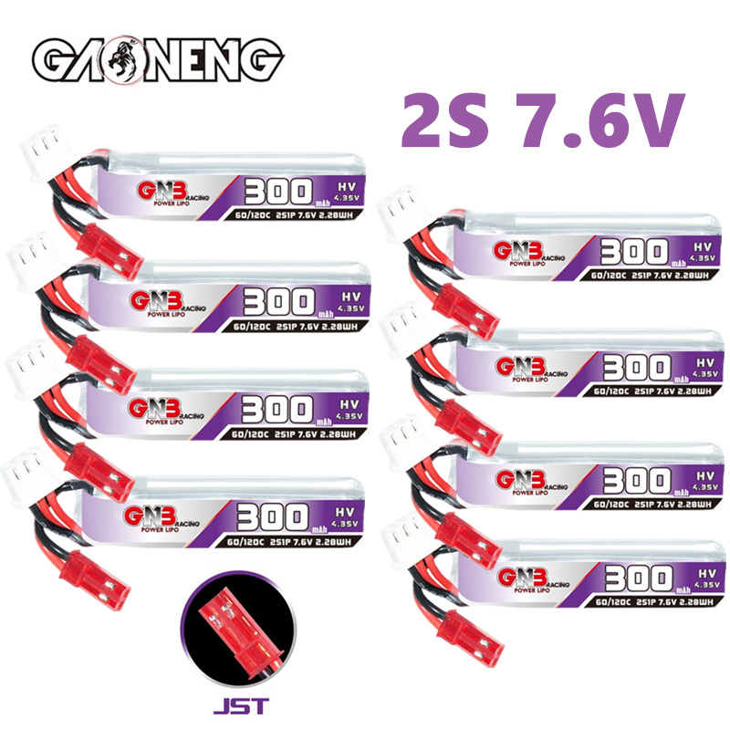 GAONENG GNB 2S 7.6V 300mAh 60C - Drone Lipo Battery 评论和价格